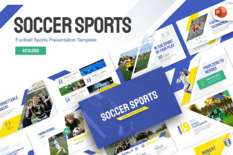 Soccer sports PowerPoint Template